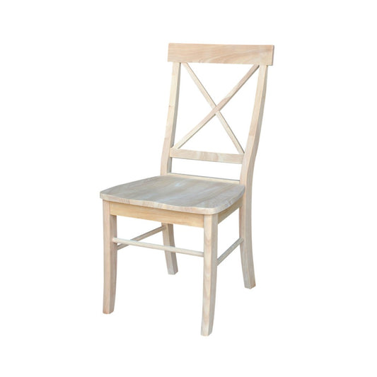 Single X Back Chair